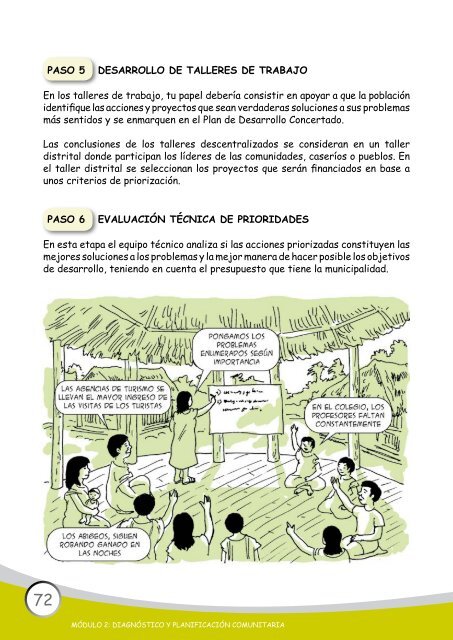 Diagnóstico y Planificación Comunitaria - Asociación Los Andes de ...
