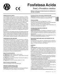 Fosfatasa Acida Total y Prostática cinética - Wiener lab