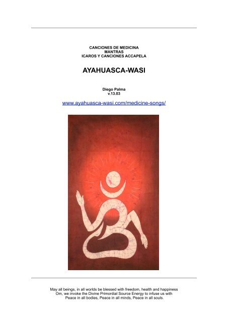 Medicine songbook - Ayahuasca-Wasi