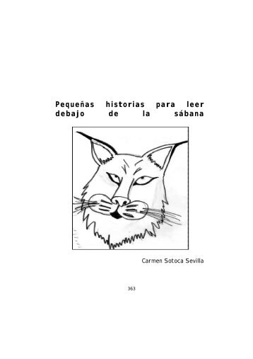 Pequeñas historias para leer debajo de la sábana. Carmen Sotoca.