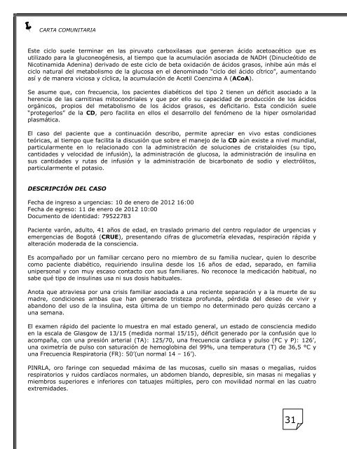 carta comunitaria - Fundación Universitaria Juan N. Corpas