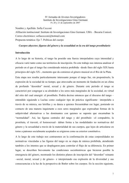 Cuerpos abyectos: figuras del género y la sexualidad en la era del ...