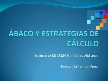 ABACO Y ESTRATEGIAS DE CÁLCULO