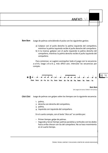 Intensificación en Artes. Crear, tocar, cantar y escuchar - Integrar