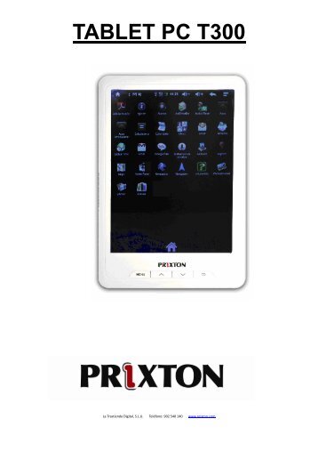 TABLET PC T300 - Prixton