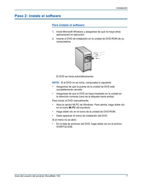 El escáner Xerox DocuMate 152 - Scanners