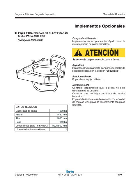 Mantenimiento - Genie Industries