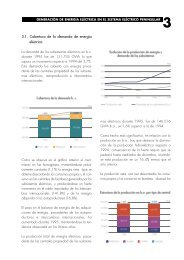 Generación de energía eléctrica en el Sistema Eléctrico Peninsular