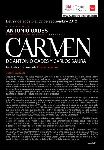 PROGRAMA MANO CARMEN cara defff.ai - Teatros del Canal