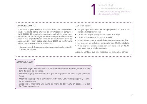 Información legal 4 El nuevo modelo de Aena: conócenos - Aena.es