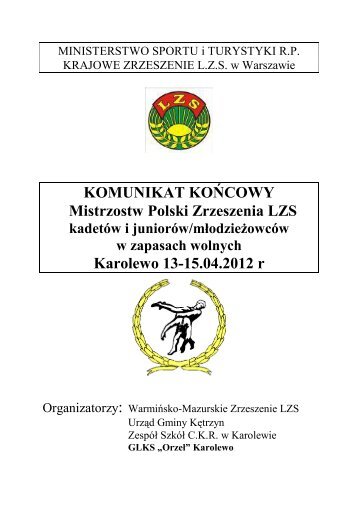 zobacz - Warmińsko-Mazurskie Zrzeszenie LZS