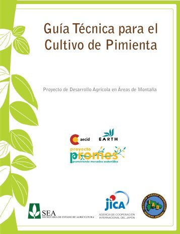 Guía Técnica para el Cultivo de Pimienta - PROMES