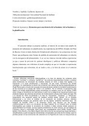 Una historia del urbanismo en la argentina supone prestar atención ...