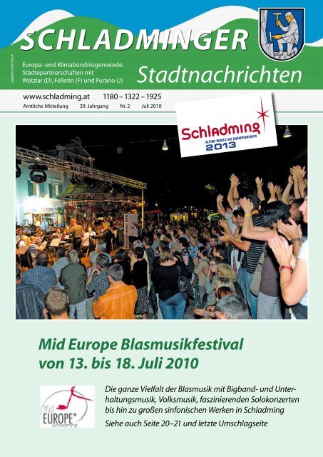 Ausgabe Juli 2010 - Schladming