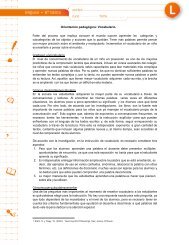 Orientación pedagógica: Vocabulario. Parte del proceso que implica ...