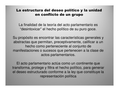 Teoria del Acto parlamentario 2 - Congreso de la República del Perú