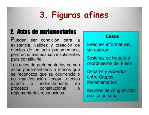 Teoria del Acto parlamentario 2 - Congreso de la República del Perú