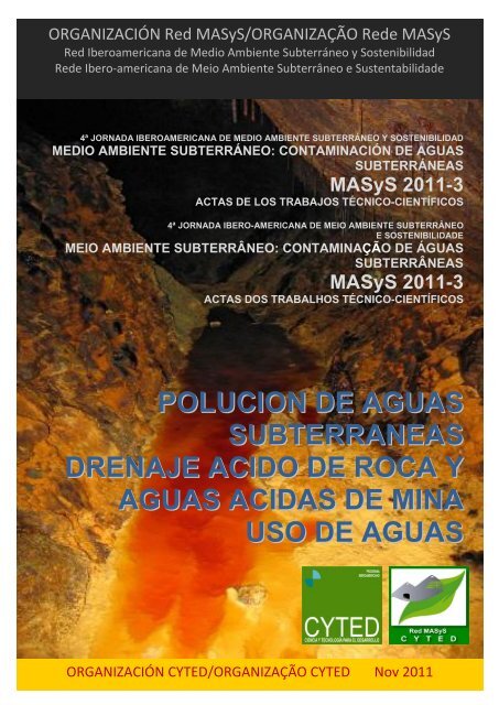 Polucion De Aguas Subterraneas Drenaje Acido De Roca Y Aguas
