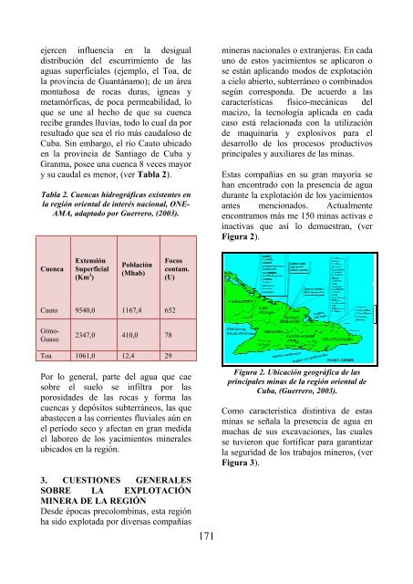 polucion de aguas subterraneas drenaje acido de roca y aguas ...