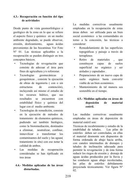 polucion de aguas subterraneas drenaje acido de roca y aguas ...