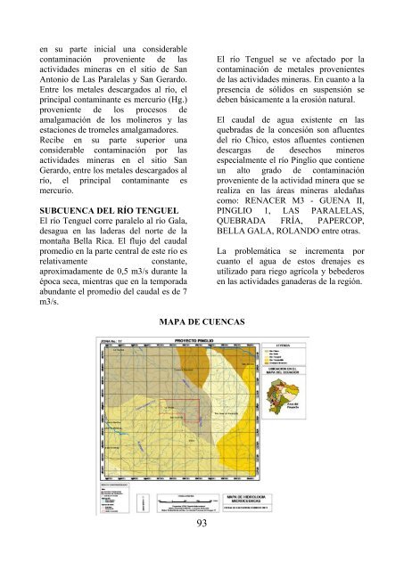 polucion de aguas subterraneas drenaje acido de roca y aguas ...