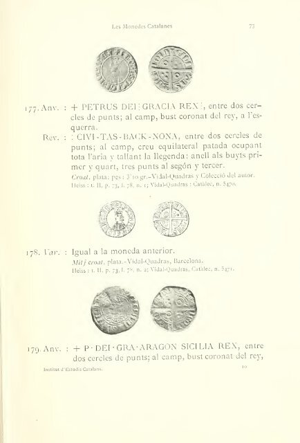 Les monedes catalanes - Medievalcoinage.com