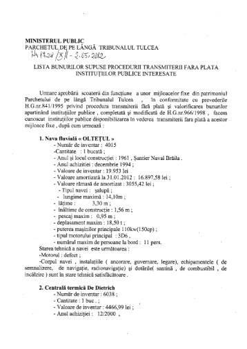 Nava fluviala - centrala termica - climatizor Sharp - Ministerul Public