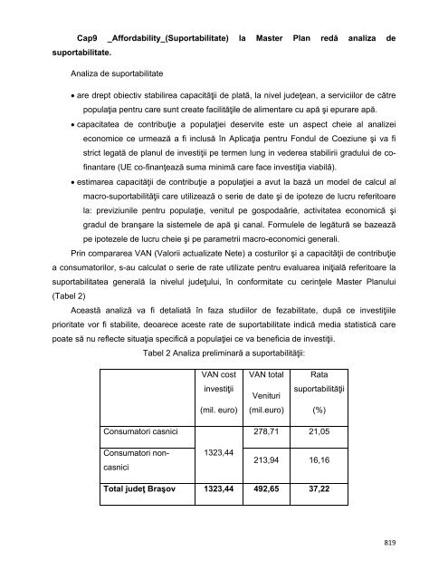 Anexa nr. 9.10 Proiecte supuse evaluării impactului asupra mediului ...