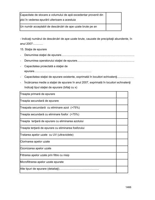 Anexa nr. 9.10 Proiecte supuse evaluării impactului asupra mediului ...