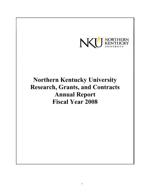 Northern Kentucky University Research, Grants, and Contracts ...