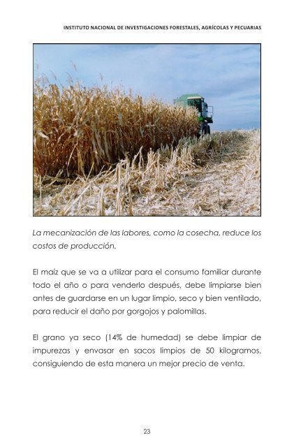Guía para cultivar maíz bajo condiciones de temporal en el estado ...
