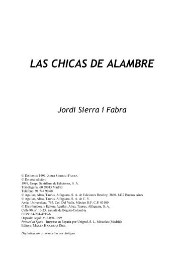 las-chicas-de-alambre-jordi-sierra-i-fabra