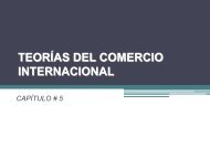 TEORÍAS DEL COMERCIO INTERNACIONAL