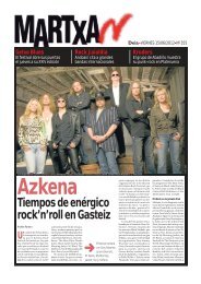 Tiemposdeenérgico rock'n'rollenGasteiz - Deia