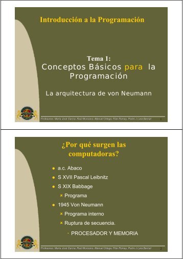 La arquitectura de von Neumann