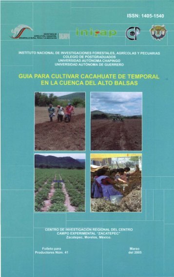 Guía Para Cultivar Cacahuate De Temporal En La ... - COFUPRO