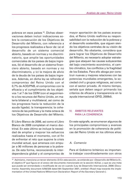 Coherencia de políticas para el desarrollo en cinco donantes del ...