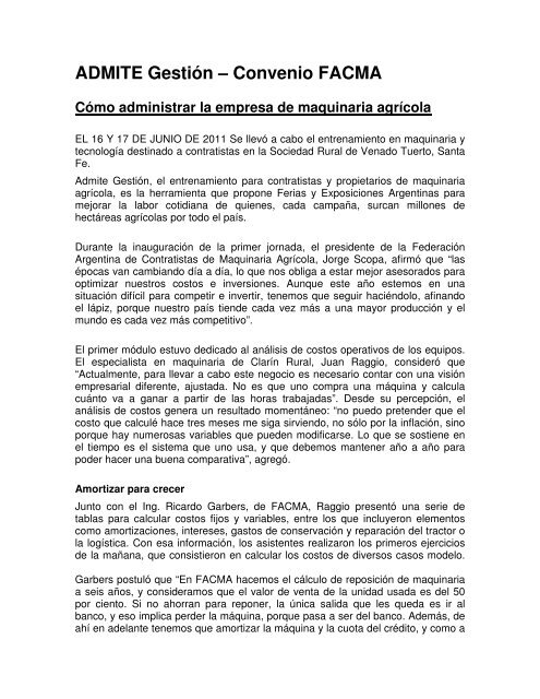 La máquina de administrar