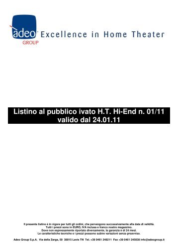 Adeo HT 0111.pdf - Audioreview