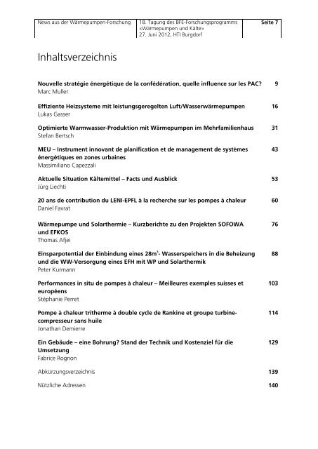 News aus der Wärmepumpen-Forschung - FWS