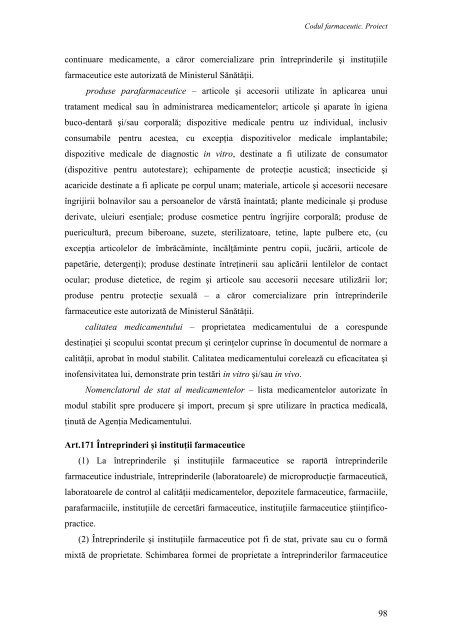 Titlul II - Agenţia Medicamentului din Republica Moldova