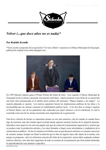 descargar pdf para leer texto completo - La Selecta