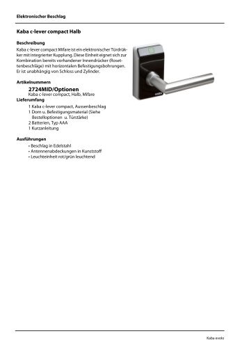 kaba-c-lever-compact.pdf - Samtleben-metall.de