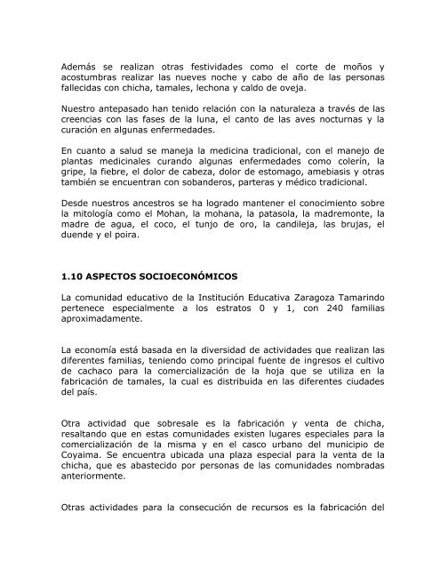 ficha de registro del proyecto educativo institucional del centro ...