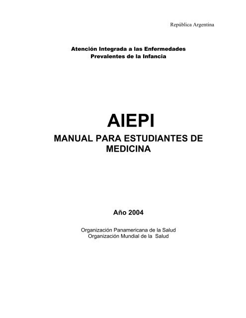 manual para estudiantes de medicina - Escuela de Enfermería