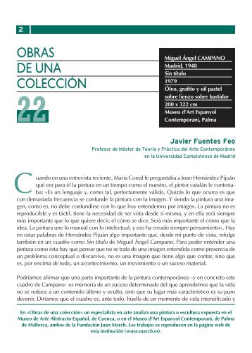 OBRAS DE UNA COLECCIÓN - Fundación Juan March