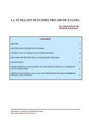 La fundación de interés privado en Panamá - Legal Info Panamá