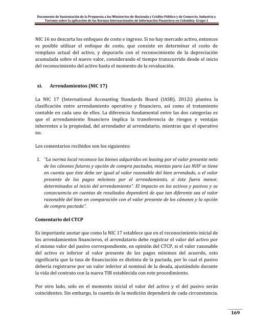 Documento de Sustentación de la Propuesta a los - Ministerio de ...