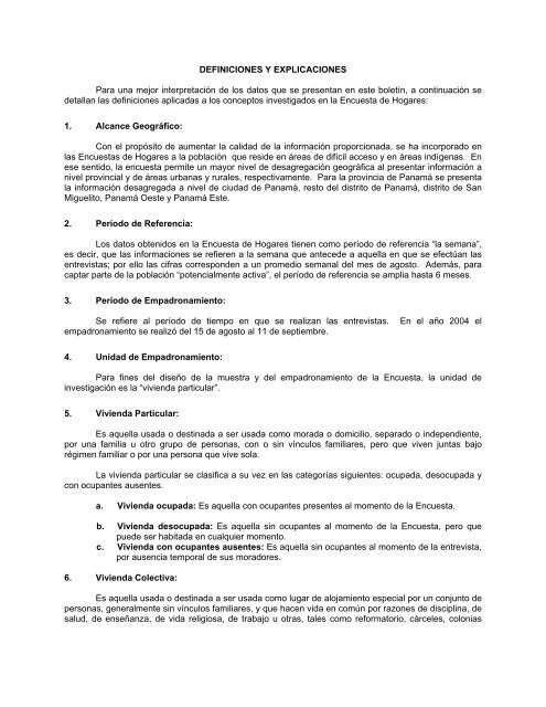 Definiciones y explicaciones - Contraloría General de la República