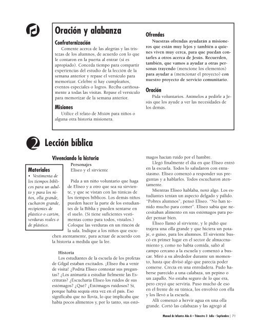 Manual Infantes - 2012-03-11 - recursos escuela sabática